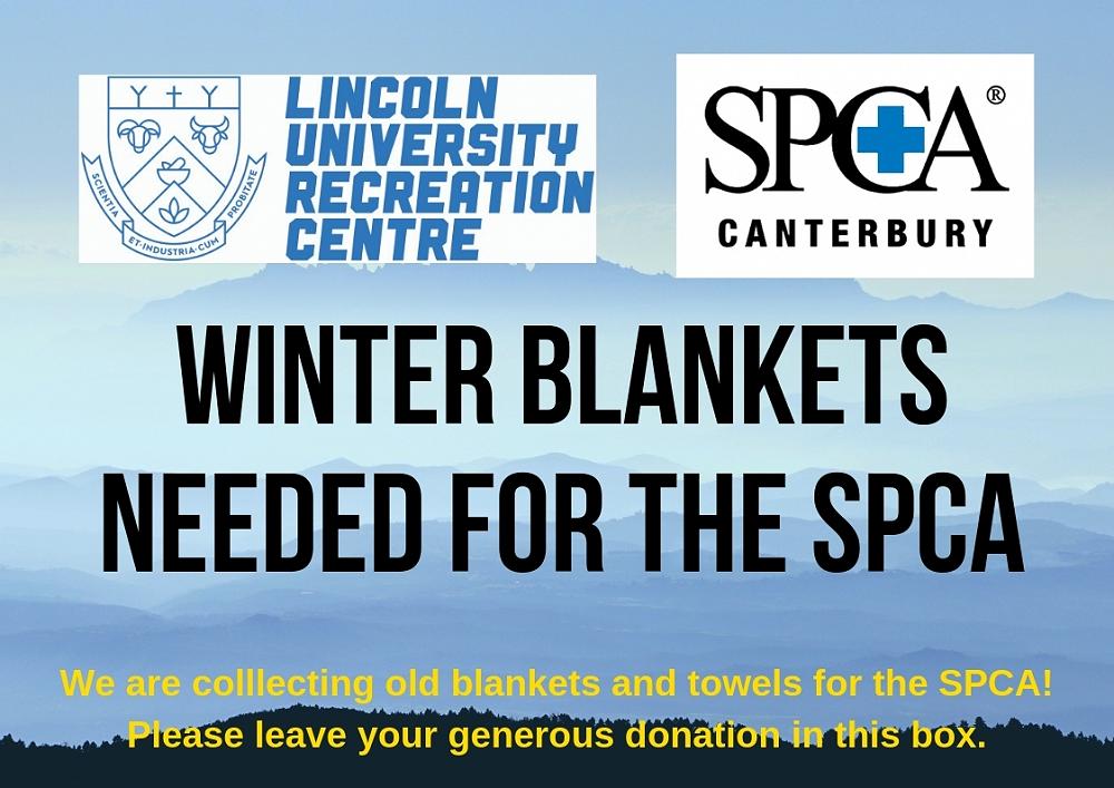 Winter Blanket Collection for the SPCA