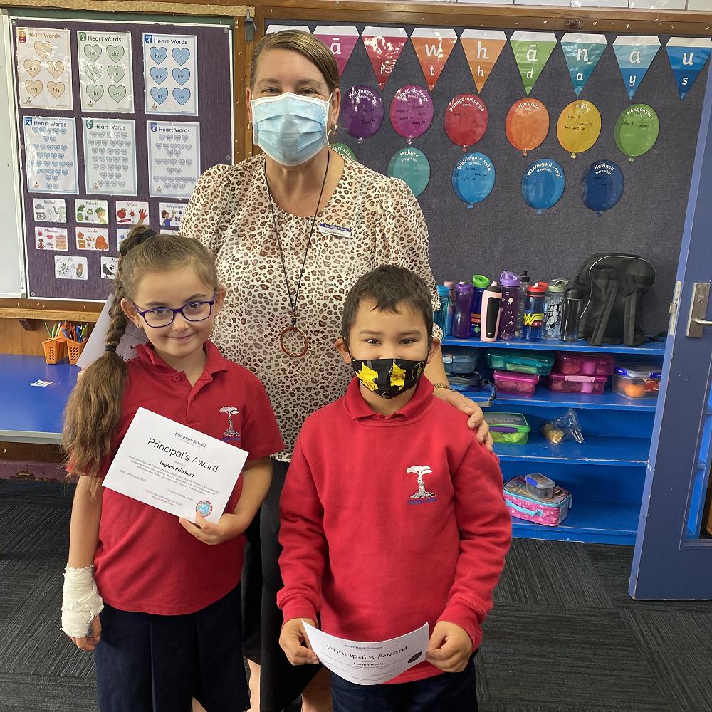 Presenting Principal Awards At Red Level