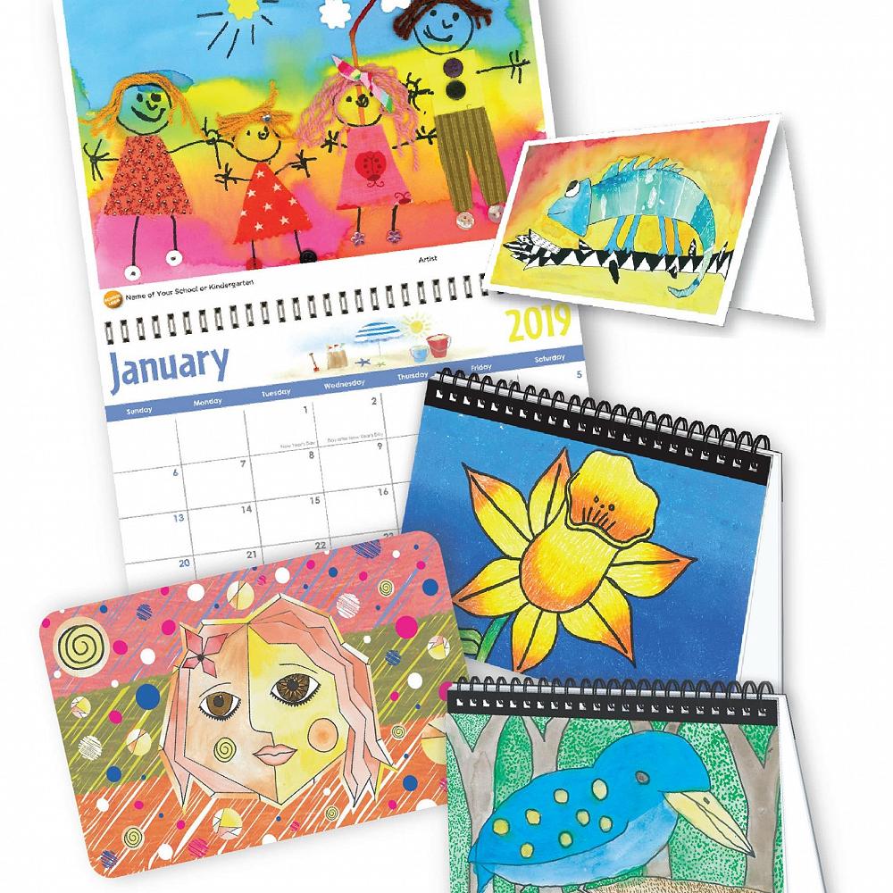 Kids Calendar Art