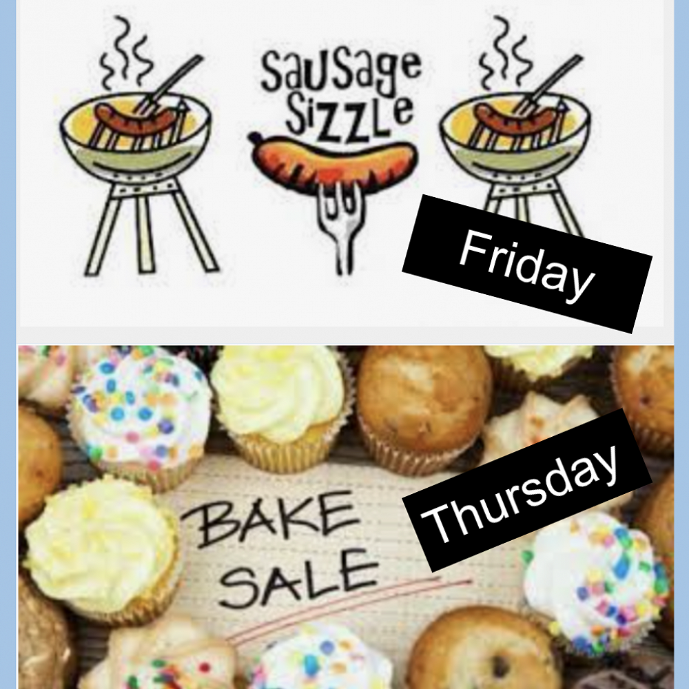 Bake Sale and Sausage Sizzle