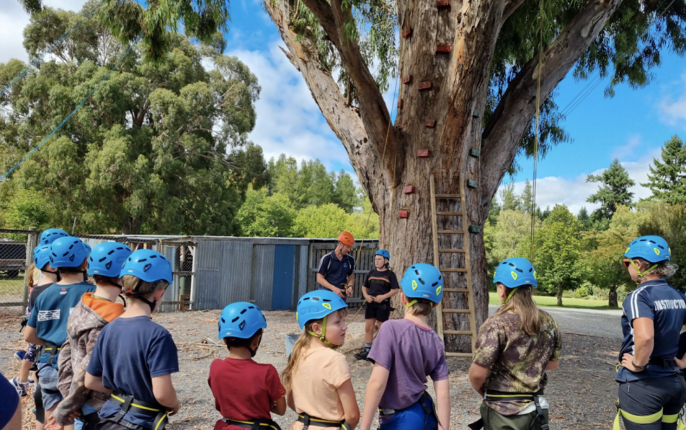 Tree Climbing at Hanmer Springs Camp