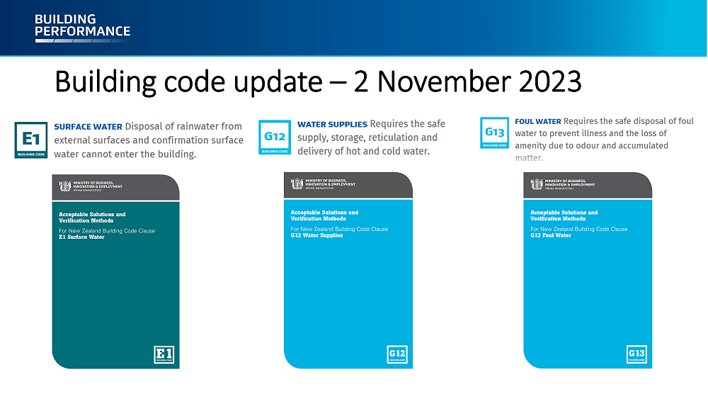 Building Code update webinar — Info Brief October 2023