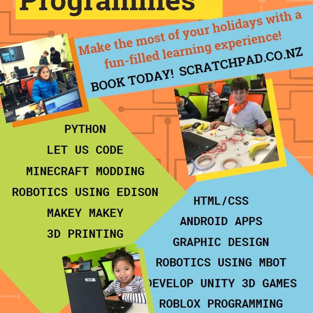 ScratchPad School Holiday Programme