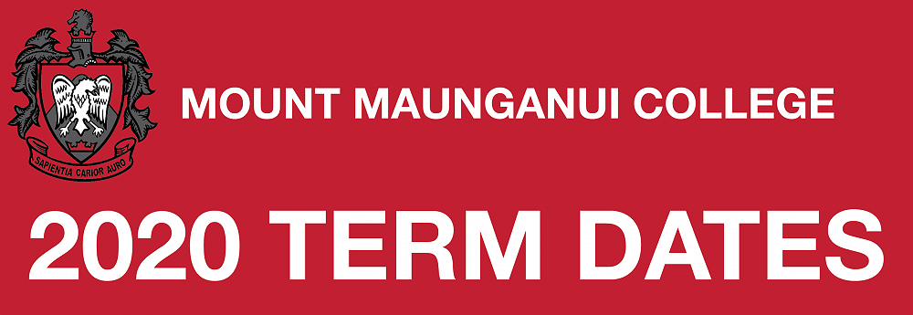 2020 Term Dates - Mount Maunganui College