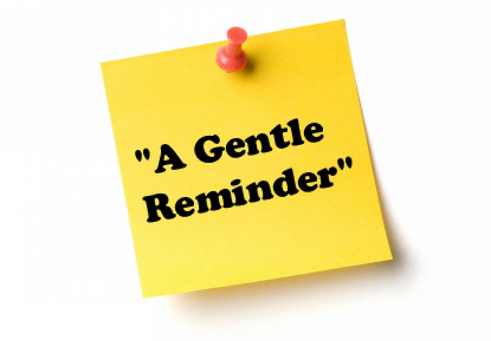 Another Way To Say Just A Gentle Reminder