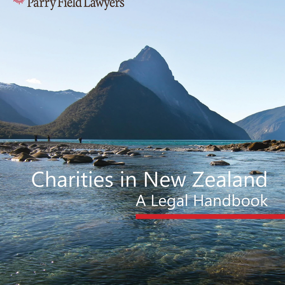 Charities in New Zealand A legal Handbook