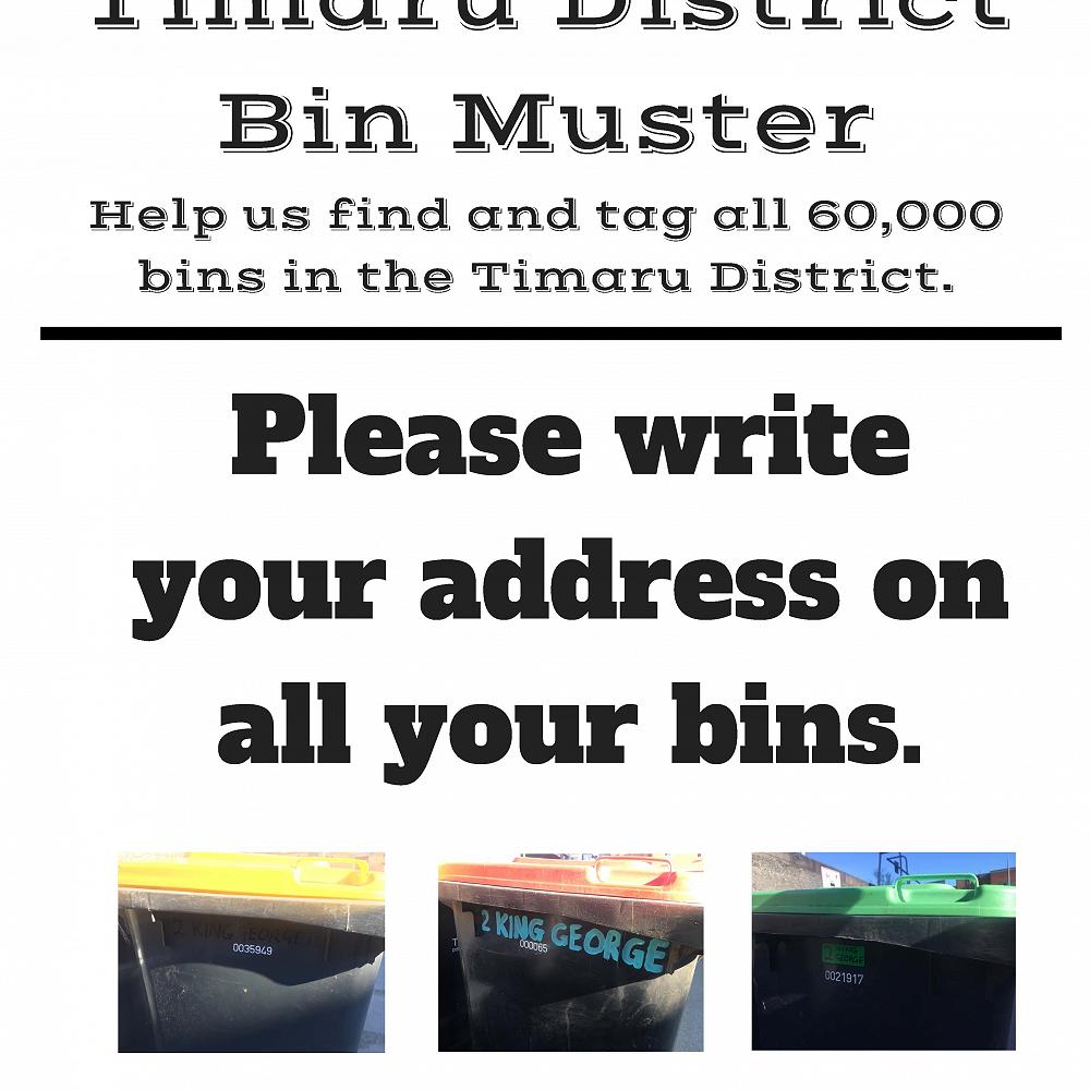 Timaru District Council Bin Muster — September 2018 Newsletter