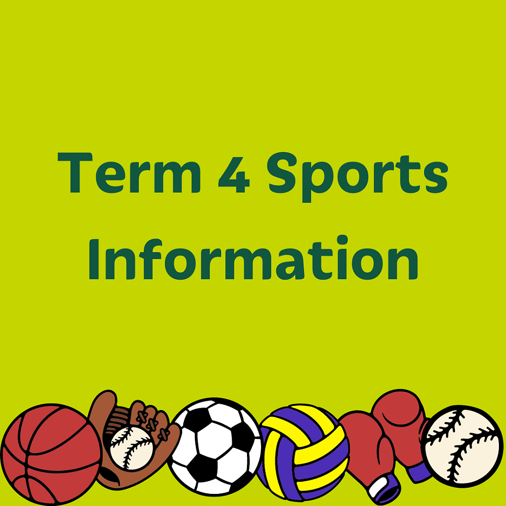 Term 4 Sports — Term 4 Week 6 Newsletter