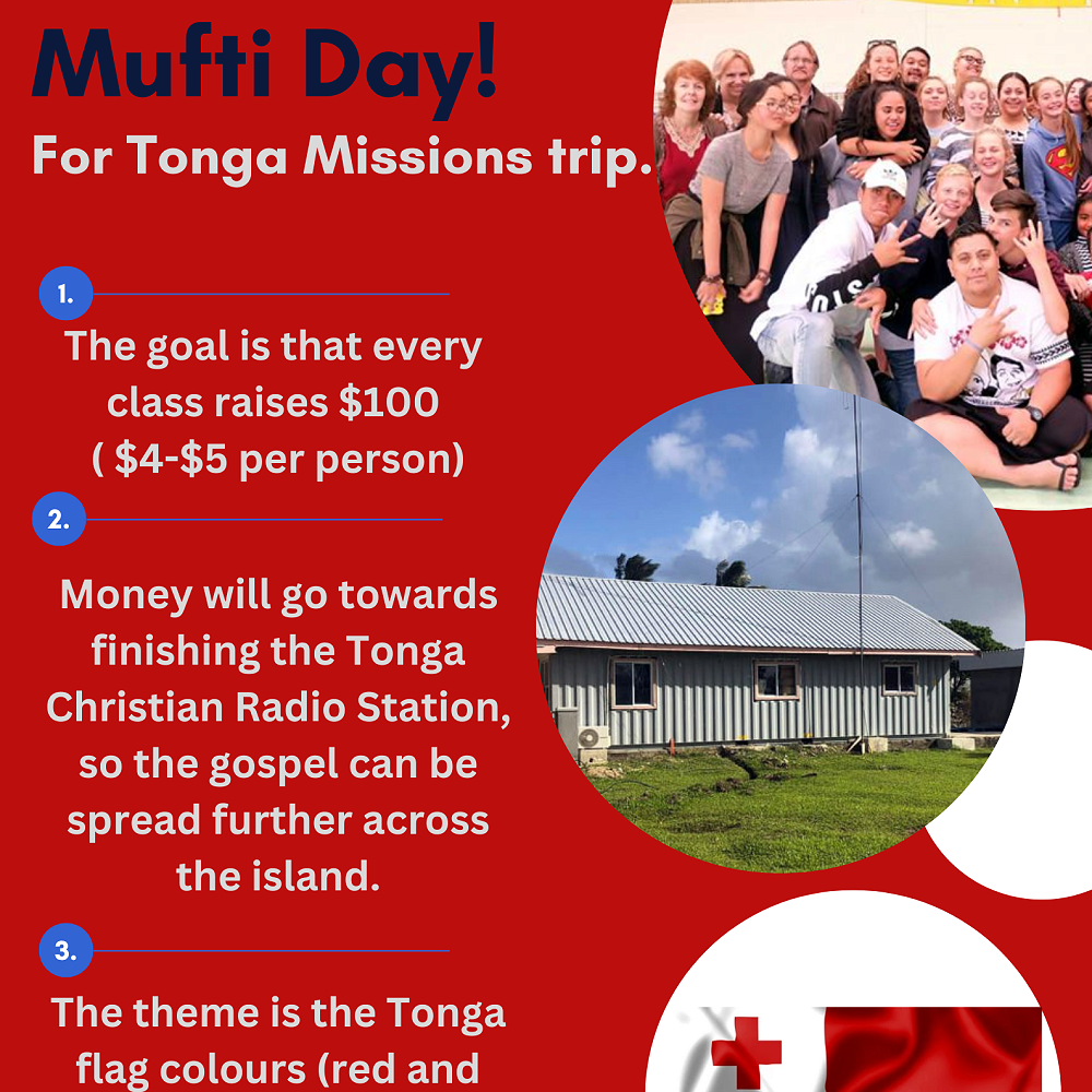 Tonga Missions Mufti Day this Friday, 17 March 😀 🇹🇴
