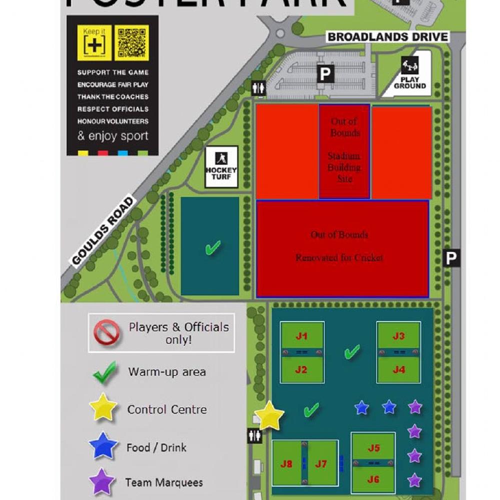Foster Park Map 2020