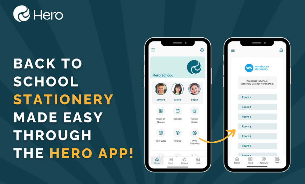 Back to School Student Stationery Lists, 2024 on HERO App