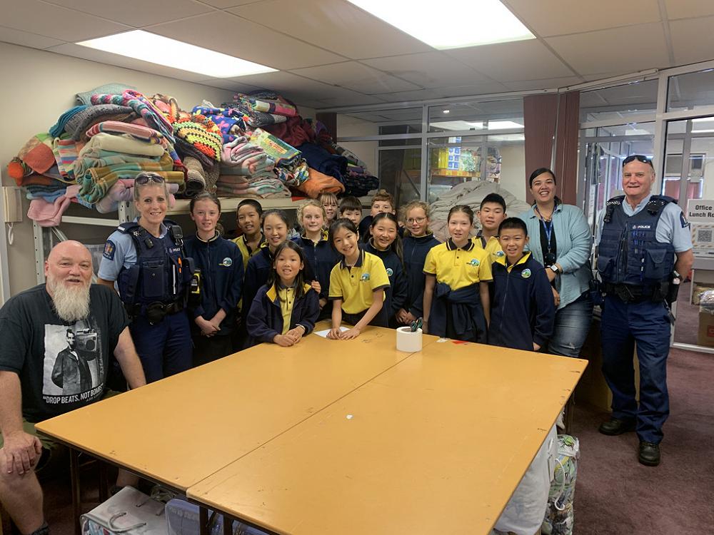 The Student Kaiārahi Visit the Give a Kid a Blanket Headquarters!