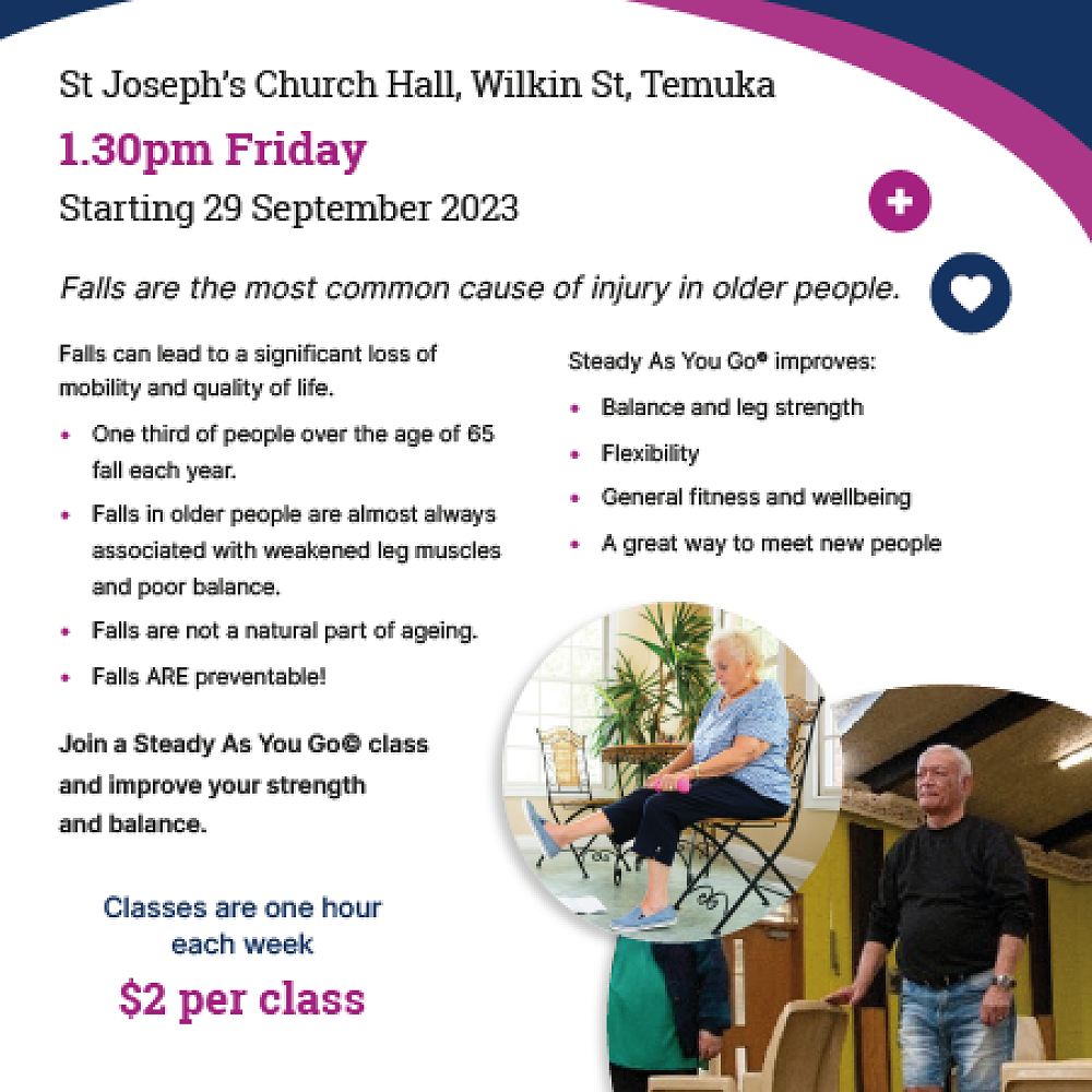 Steady As You Go Exercise Class