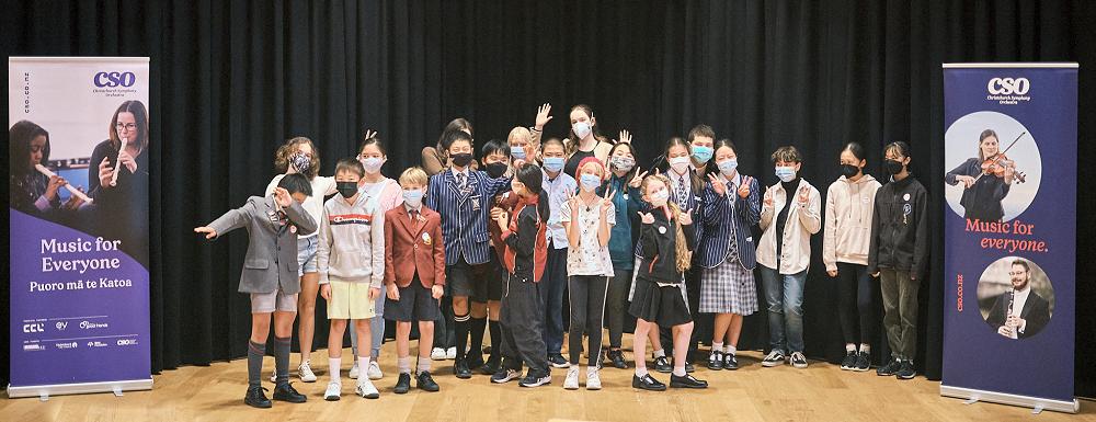 Christchurch Symphony Orchestra ambassadors for Avonhead School