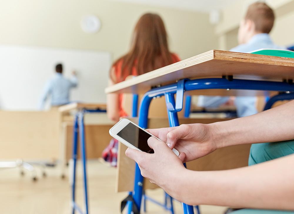 Phones are to be banned in the classroom