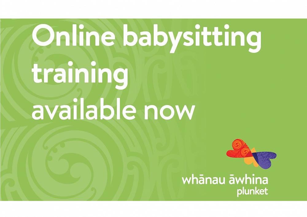 Whanau Awhina Plunket online Babysitting Course