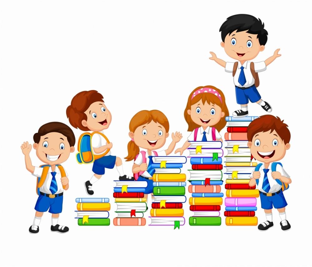 student carrying books clipart