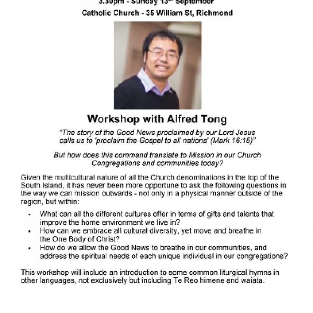 The Mission is at Home and in us with Alfred Tong