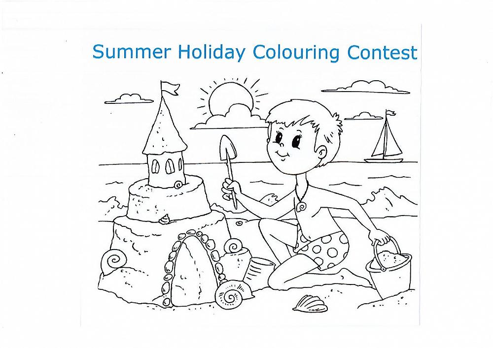 Harcourt's Summer Holiday Colouring Contest — Term 4 Week 8
