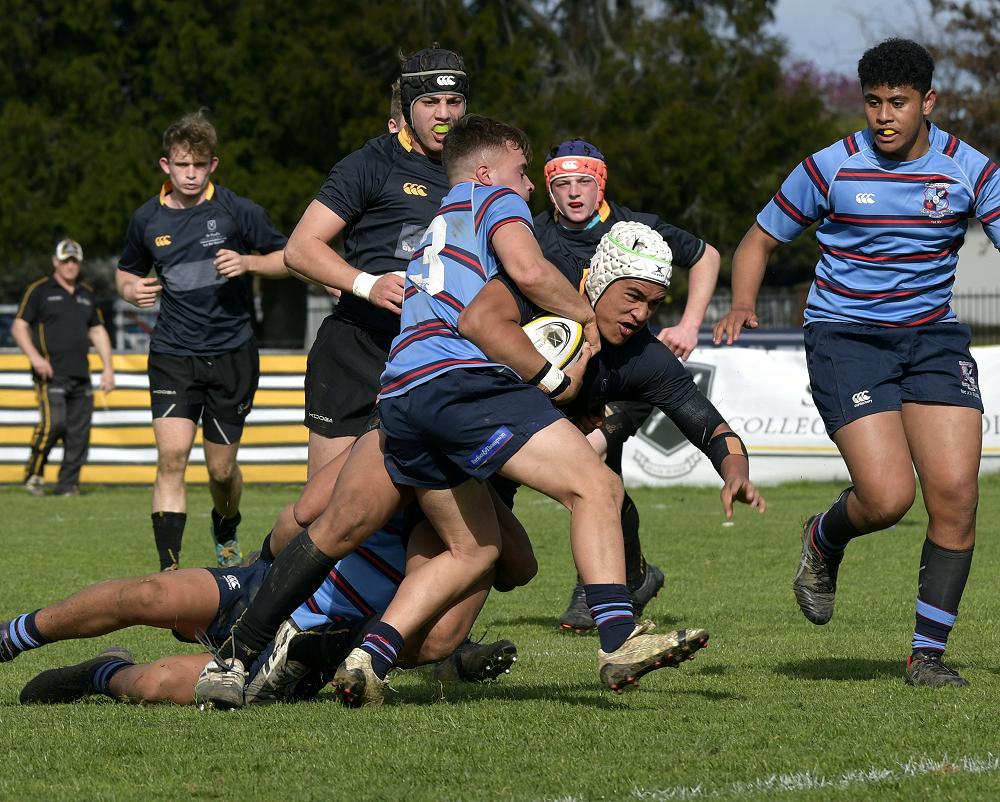Rugby quad compete at St Paul's