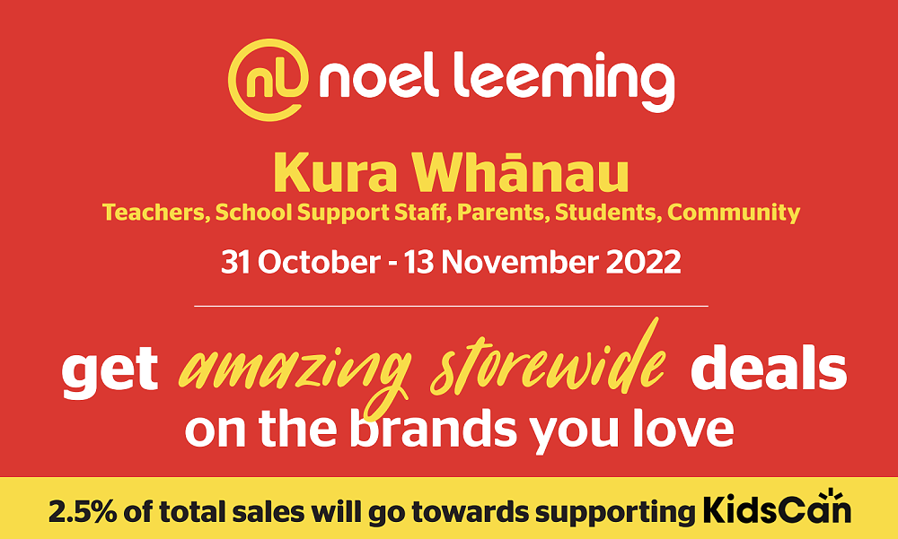 Family and friends discount offer from business partner noel leeming