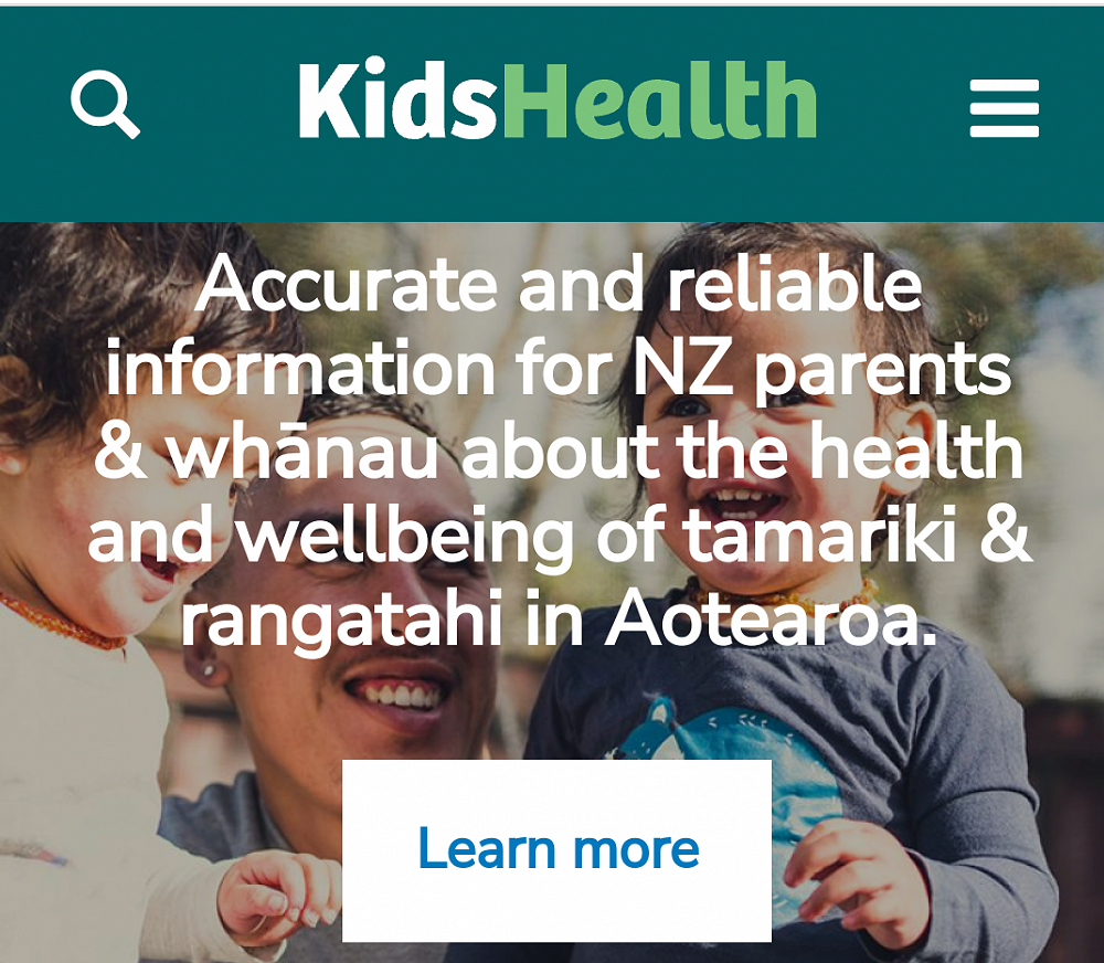 Kids Health site Information