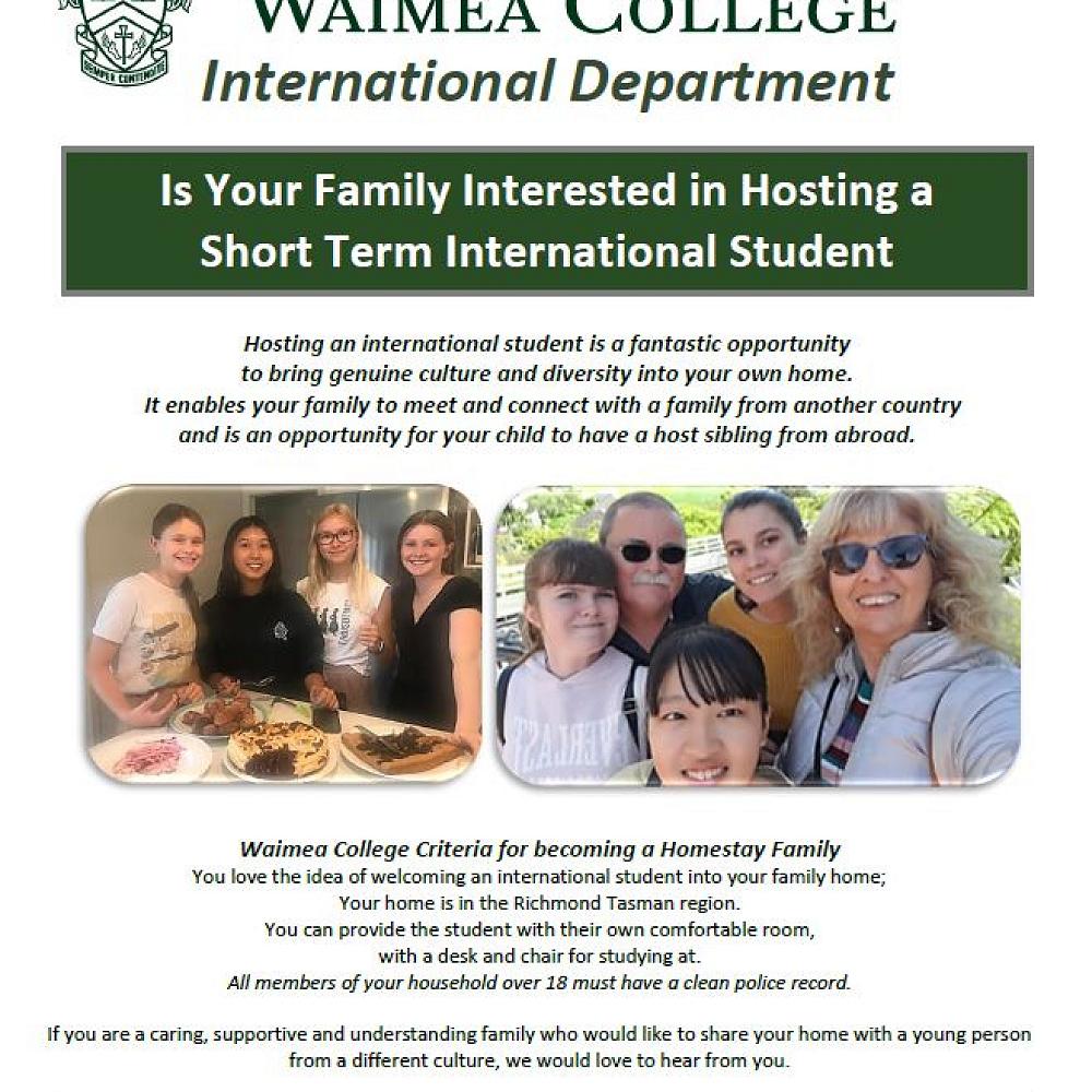 Waimea College International Department.