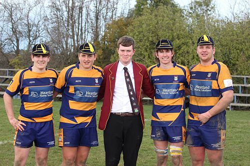 Oli Porter, Heath Cox, Dom Cockburn, Angus Rooney and Angus Jensen