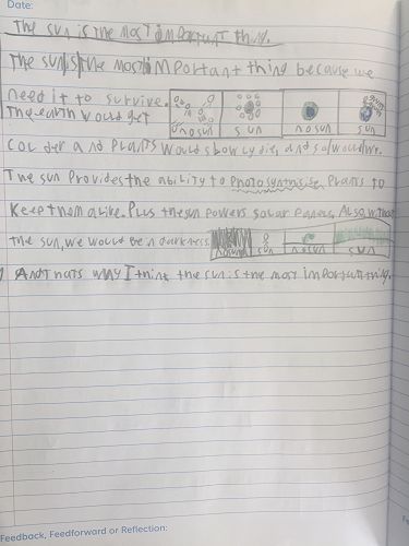 Finn's paragraph prowess