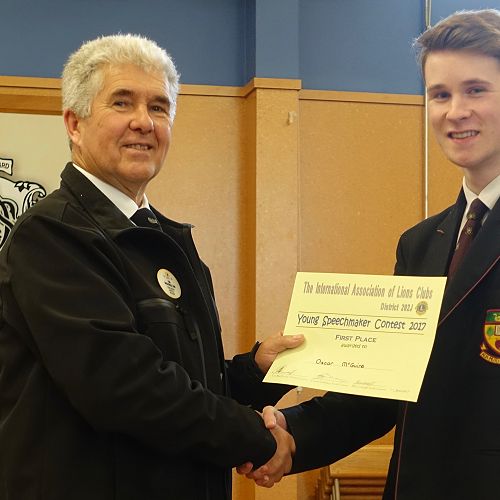 Lions Speech Competition