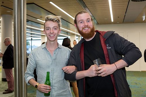 Finn Shewell and Kirio Birks looking happy!