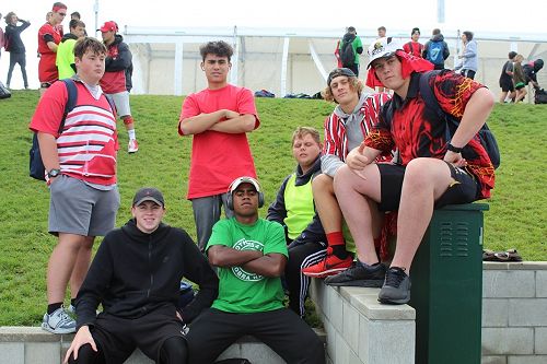 JOSM Chilling with the boys, Caleb Johnson – Cjonny – on the left