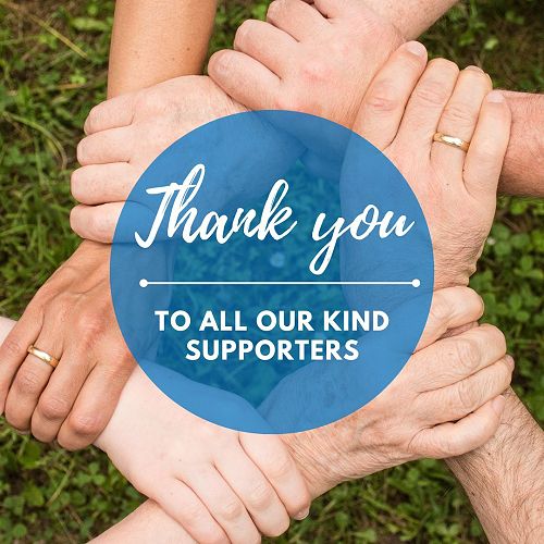 Thank you to all our Kind and generous supporters!