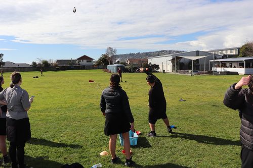 Students taking part in cultural diversity week.