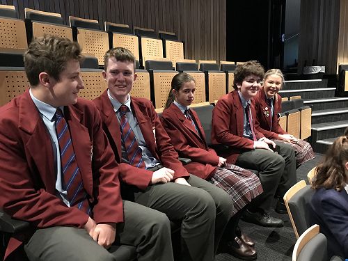 Year 11 History students at the recent Black Civil Rights seminar in Christchurch