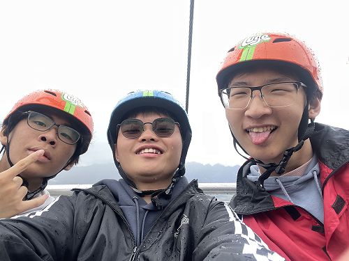 From left, Shun Takezawa, Perry Lau, Jerry Li.