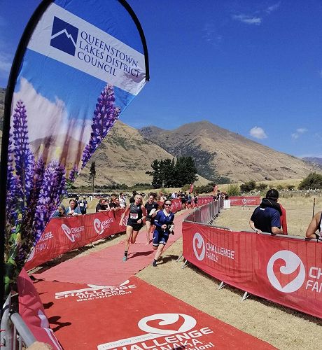 Our Year 13s with a flat-out finish!