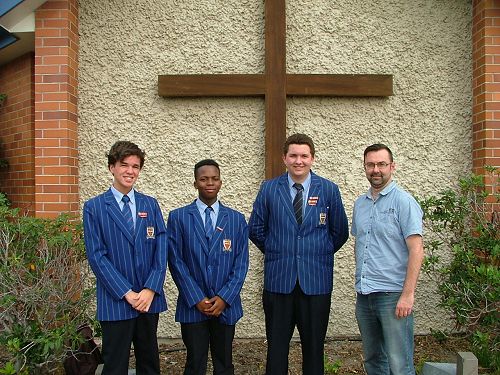 Religious Questions team with Stephen Kennedy (Coach)