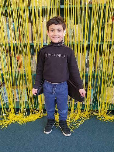 Students enjoying Fictional Character Dress Up Day