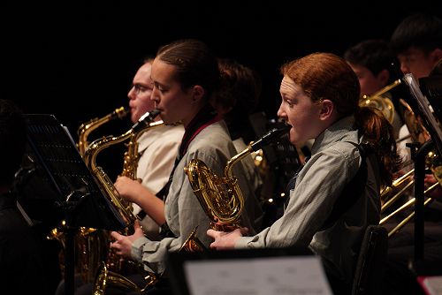 Junior Concert Band at the Aurora Festival