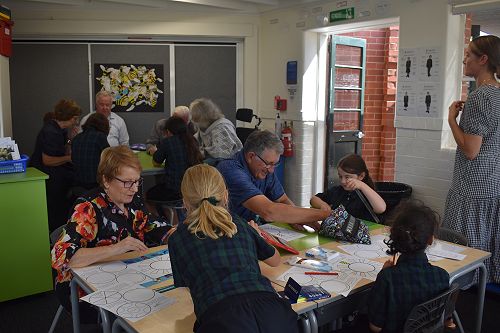 Students, Grandparents and friends get creative