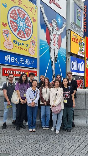 Year 12 students Japan trip