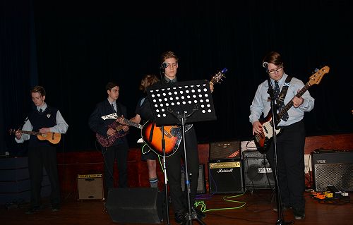 "North by North" performed by the music students.