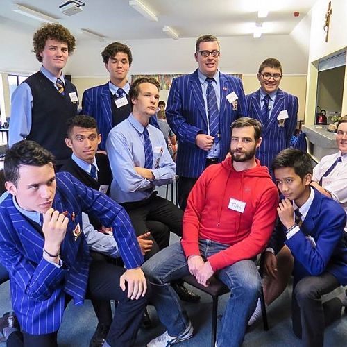 The Justice Crew posing for media at the release of their ultimate mix-tape – Injustice.

