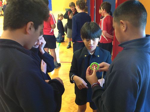 We learned about some traditional Japanese games.