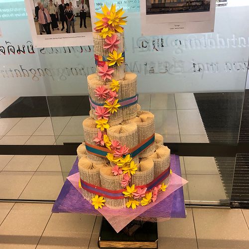 Christchurch City Libraries turns 160 years old. Pop in and see the amazing book cake. Some of the RHS Library Assistants helped make this wonderful creation.