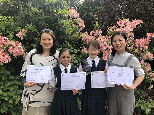 Ms Ding and Miss Wu were awarded 'Best Coach' conjointly. 