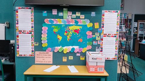 Cultural display and Culture Quiz in the library