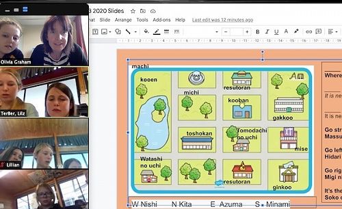 Japanese class with Olivia