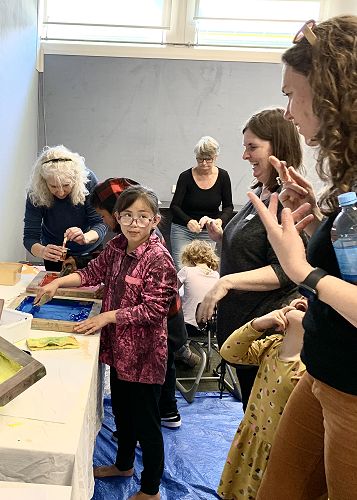 KIT Day, Carly-Rose, Pam, Jodi, Ursula, screen printing